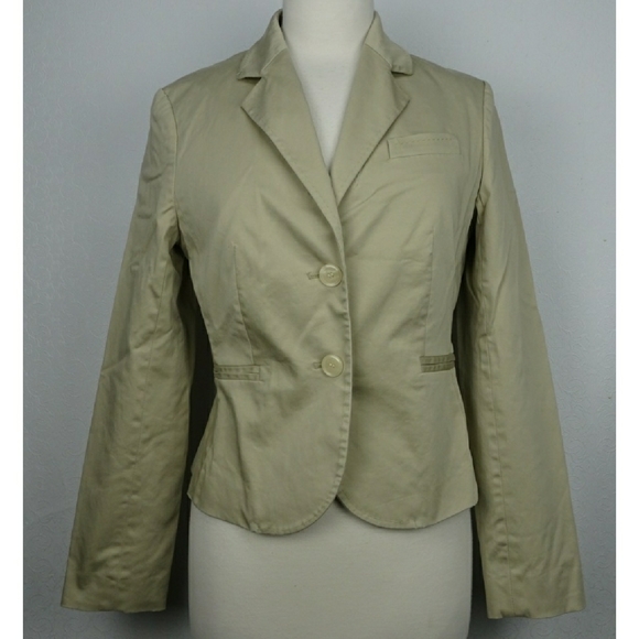 The Limited women's beige Kaky chino Blazer size 8 - Picture 1 of 9